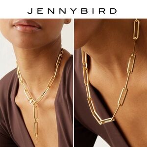 Jenny Bird Stevie Chain Necklace in Gold NWT 248$